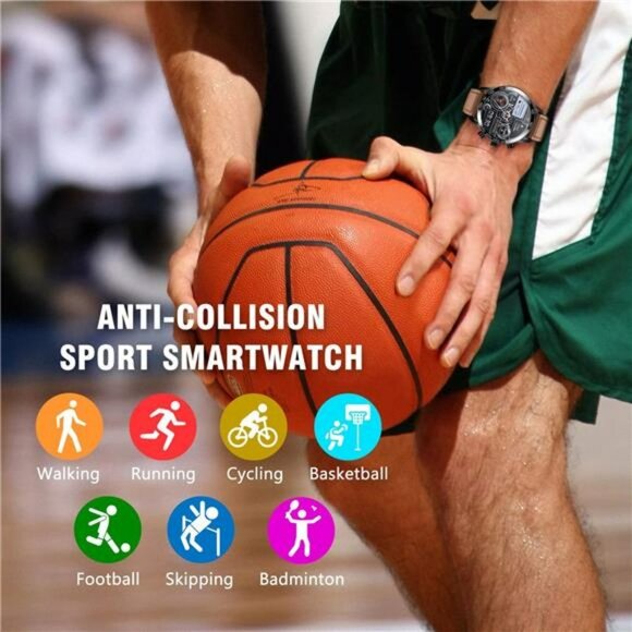 Smart Watches for Men, Fitness Tracker with GPS and Pedometer - Picture 5 of 9